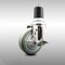 Service Caster 4 Inch 316SS Gray Polyurethane Swivel 1-7/8 Inch Expanding Stem Caster Brake SCC-SS316EX20S414-PPUB-TLB-178 - alternate 4